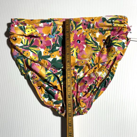 Anne Cole 3 Way Convertible High Waist Swim Bottom Sunshine Floral Size XL - Picture 6 of 6